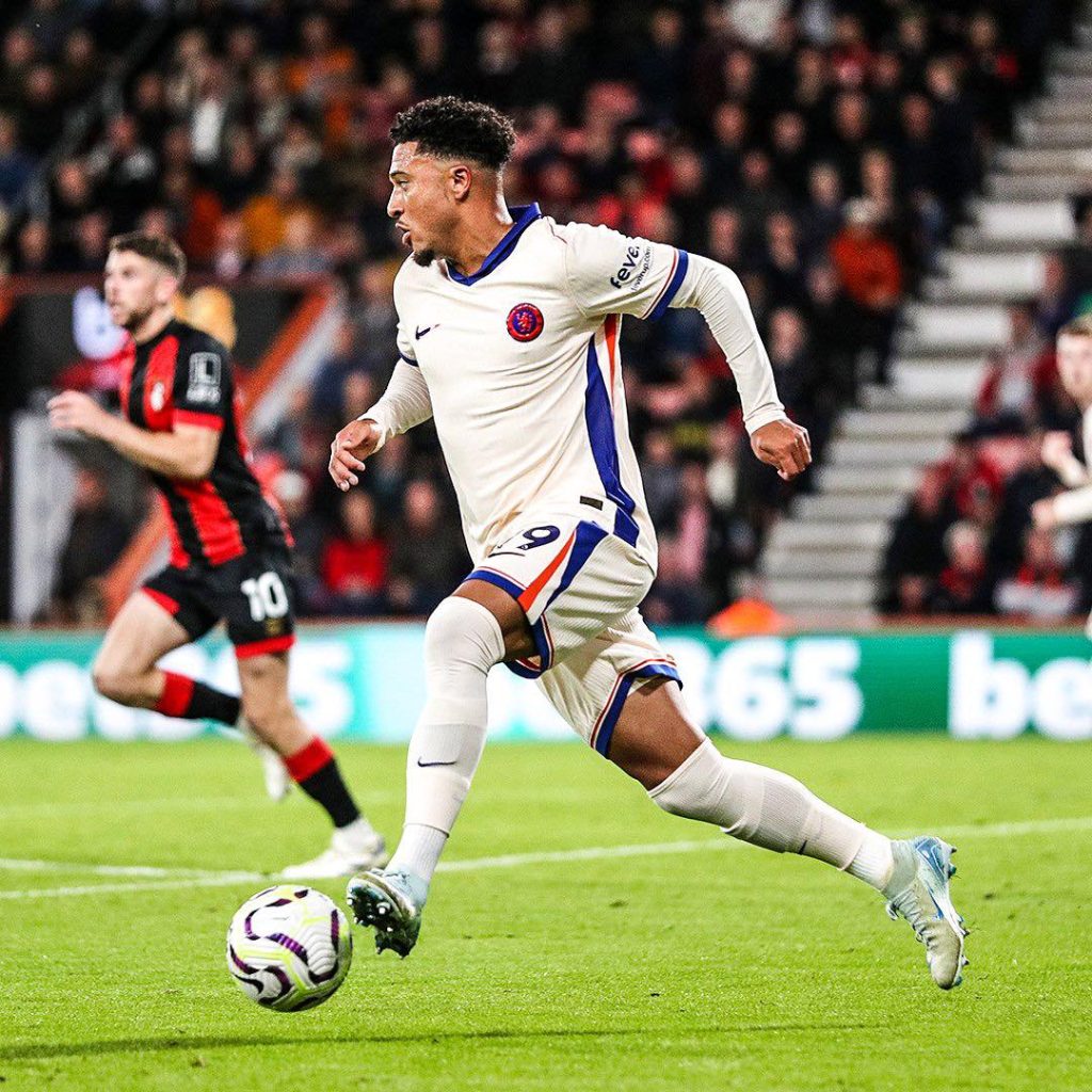 jadon sancho in action